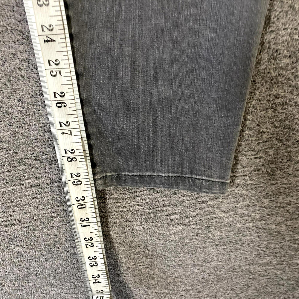 Cabi Women’s Size 12 Gray Skinny Zip Pocket Stretch Denim Jeans - Picture 10 of 11